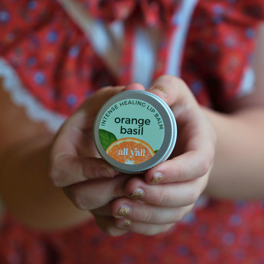 Healing Orange Basil Lip Balm