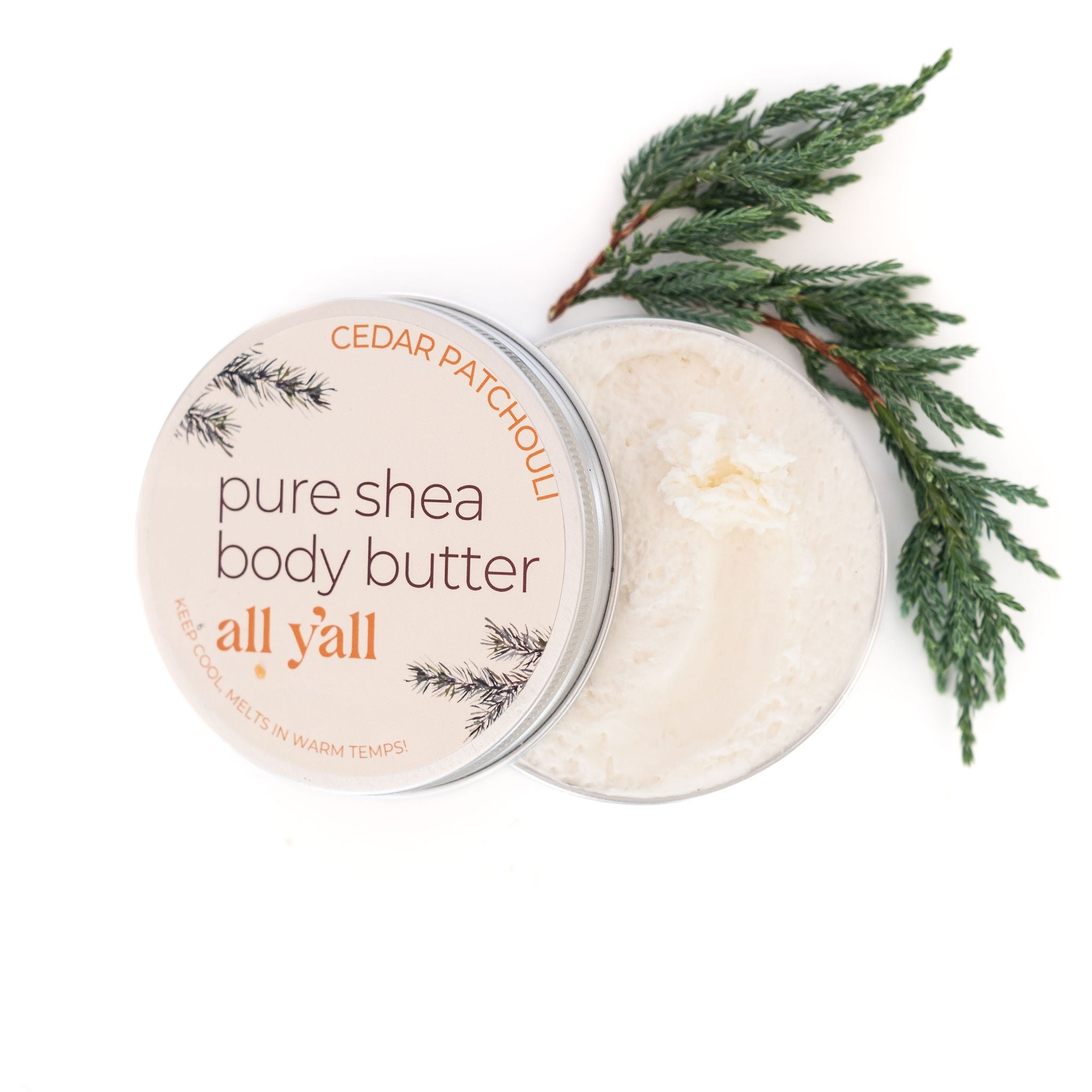 Cedar + Patchouli Body Butter  Earthy & Grounding Body Moisturizer – All  Y'all Skincare