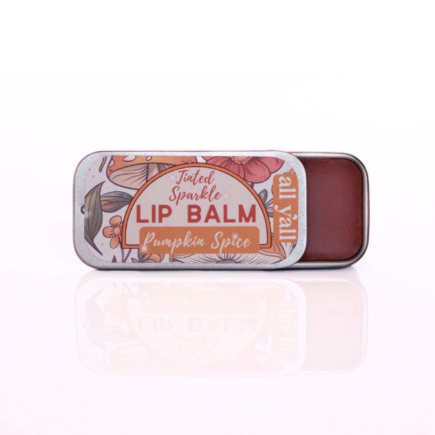 Pumpkin Spice Tinted Lip Balm | Shimmer Balm with Ginger, Cinnamon + Chai