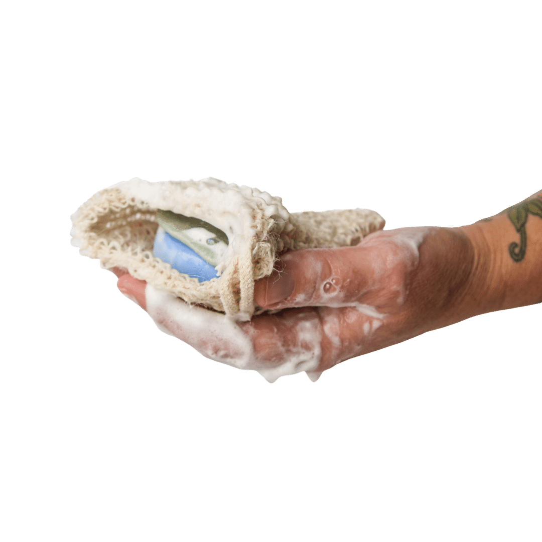 Soap Saver Bag | Exfoliating Natural Fiber Pouch