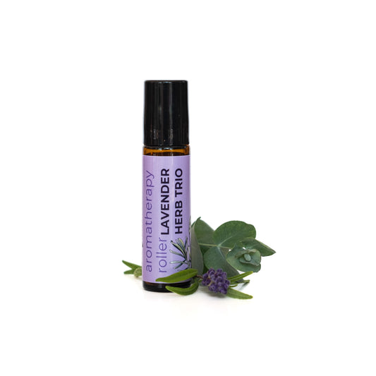 Lavender Herb scented aromatherapy roller for a calming and natural remedy | All Y'all Skincare