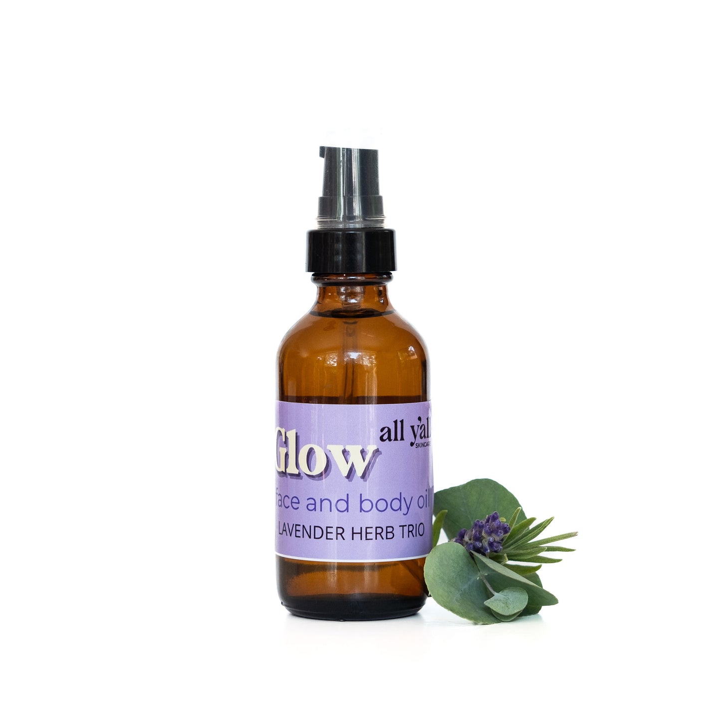Lavender Herb Trio scented Glow Body Oil | All Y'all Skincare